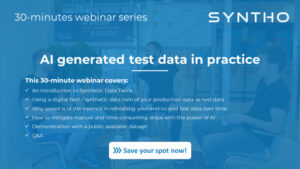 Synthetic test data webinar cover