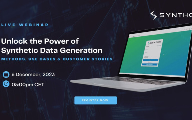 Webinar recording: Unlock the Power of Synthetic Data Generation