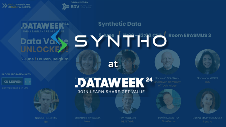 Syntho at Data Week 2024 Belgium