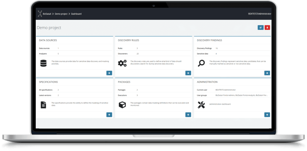 BizDataX data masking