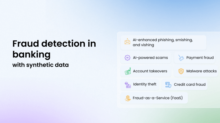 Fraud detection in banking with synthetic data - syntho