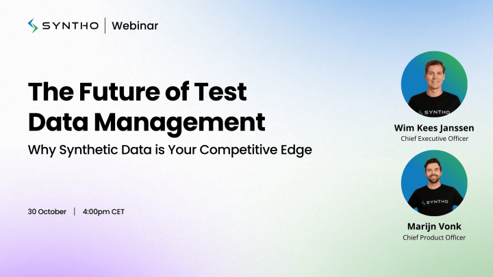 The Future of Test Data Management Webinar with Syntho