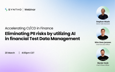 [Webinar] Accelerate CI/CD in Finance: Eliminate PII risks by utilizing AI in Test Data Management